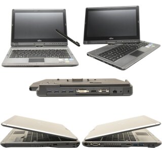 Fujitsu Lifebook T902 13,3 Zoll1600 x 900 HD+ Touch i5-3320M 8GB RAM 256GB SSD mit Docking Station