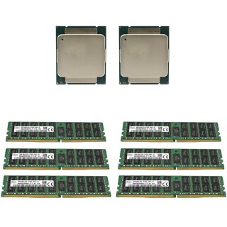 6x SKhynix 16GB 2Rx4 PC4-2133P DDR4 RAM 2x Intel Xeon E5-2630L V3 20 MB Cache 1.8 GHz 8 Core FCLGA2011-3 SR209