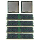 4x Samsung 4GB 2Rx4 PC3-10600R CL9 Server RAM DDR3 2x...