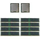 8x Samsung 4GB 2Rx4 PC3-10600R CL9 Server RAM DDR3 2x...