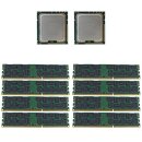 8x Samsung 4GB 2Rx4 PC3-10600R CL9 Server RAM DDR3 2x...