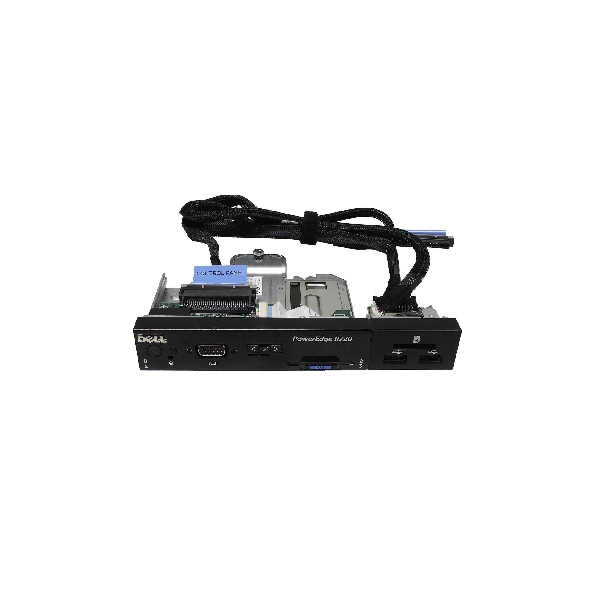 Dell Poweredge R720 Front Dell PowerEdge R720 Front Panel Cage Assembly 0X1H10 + Kabel - Piospartslap