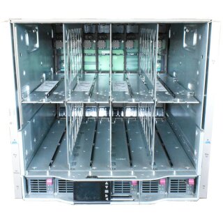 HP BladeSystem c7000 Platinum Enclosure 681840-B21 6x PWS 570493-301 10x Fan 451785-002 708046-001 711994-001