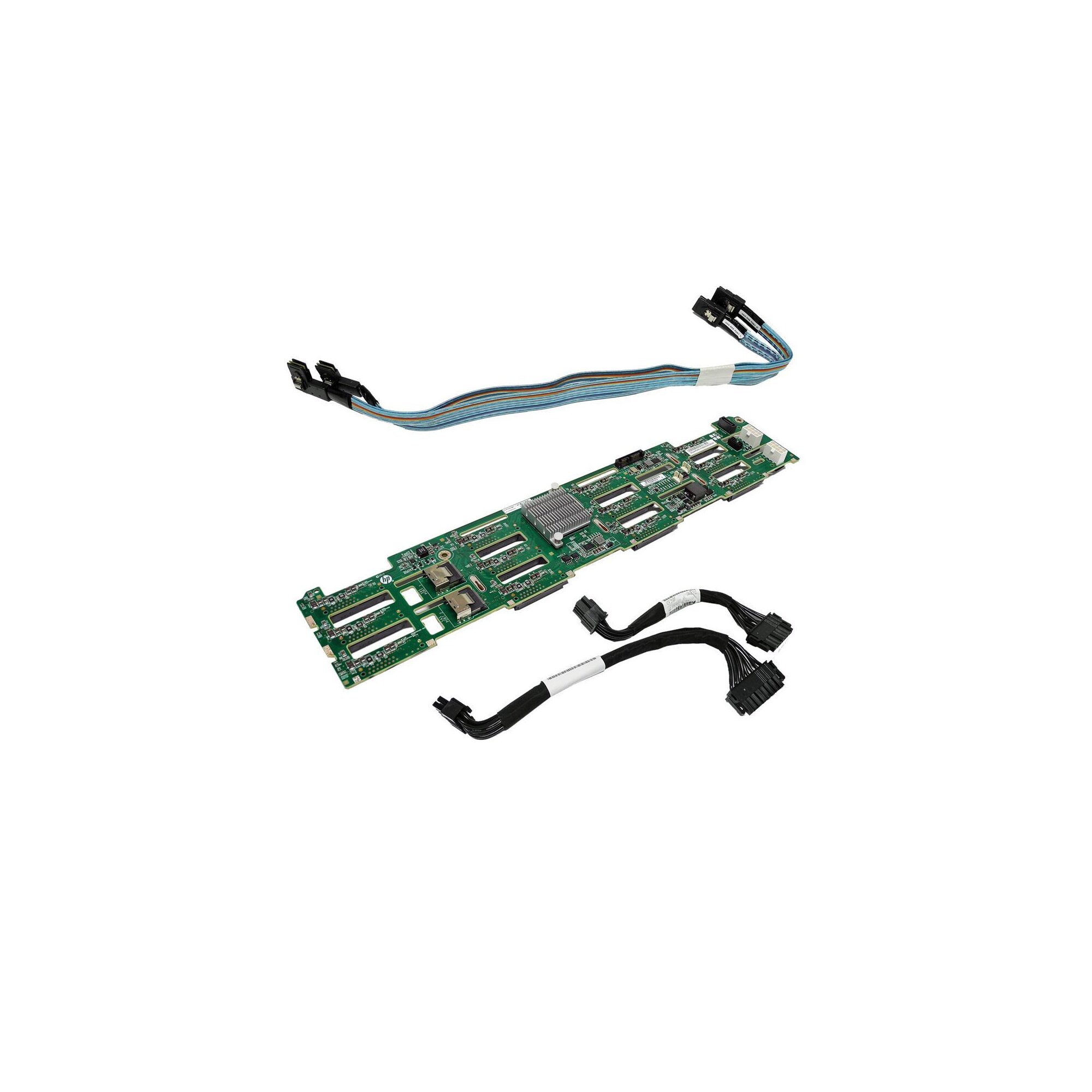 HP ProLiant DL380p G8 12x 3.5" SAS Backplane 647407-001 +SAS Kabel ...