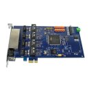 Junghanns QuadBRI 2.0 PCI Express ISDN - VoIP Netzwerkkarte HFC-4S für Linux