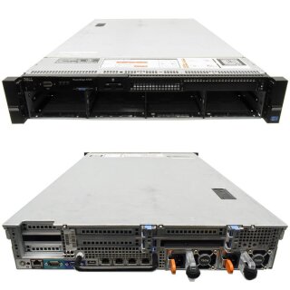 Dell PowerEdge R720 Rack Server 2x E5-2650 2.00 GHZ CPU 32GB RAM 8x 3.5 Bay