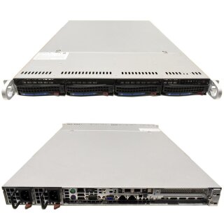 Supermicro CSE-815 1U Rack Server Mainboard X9SPU-F E3-1275 v2 LGA1155 8GB RAM 4x 2TB SATA HDD LSI 9271-4i