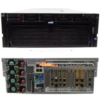 HP ProLiant DL580 G7 4x E7-8837 8C 2.66 GHz 256GB PC3 RAM 2x 600GB SAS HDD P410i 8 Bay 2.5 Zoll