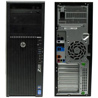 HP Z420 Workstation Leergehäuse 1x DVD-ROM 1x FireWire 1x USB2.0 2x USB3.0 Netzteil 600W