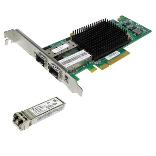 EMULEX IBM OCE11102 Dual-Port 10GbE FC PCIe x8 Network Adapter 95Y3766 FP