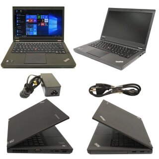 Lenovo ThinkPad T440p 14 Zoll 1366 x 768 HD i5-4300M CPU 8GB RAM 240GB SSD Keyboard DE Win10 #1