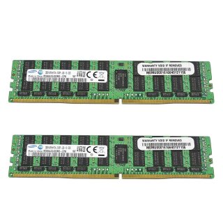 64GB Supermicro Samsung 2x 32GB 4DRx4 PC4- 2133P-LD0-10-DC0 RAM M386A4G40DM0-CPB