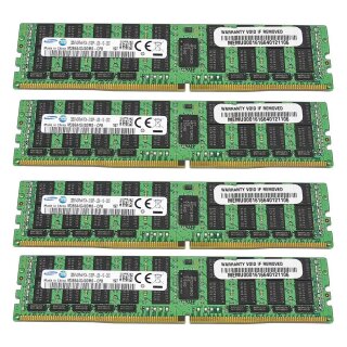 128GB Supermicro Samsung 4x 32GB 4DRx4 PC4- 2133P-LD0-10-DC0 RAM M386A4G40DM0-CPB