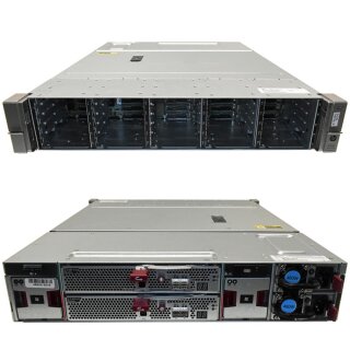 HP Enterprise D3700 SFF Enclosure QW967-62001 25x 2,5 Zoll Backplane 2x I/O Controller 2x Lüfter 2x PSU QW967-04402