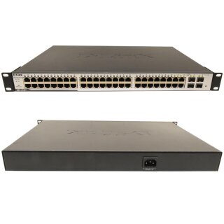 D-Link DGS-1248T WebSmart 48-Port 10/100/1000Mbps 4 Combo SFP Gigabit EGS1248TM….B2G