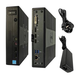 Dell Wyse Z90D7 Thin Client AMD CPU 4GB RAM 16GB SSD USB 3.0 Windows Embedded Standard 7 English ohne Standfuß