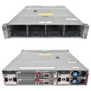 HP D3600 Storage Enclosure 2x JBOD 12G SAS Controller QW968-62001 12x LFF 2U 19"