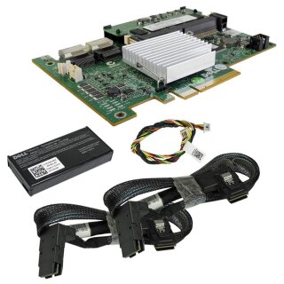 DELL PERC H700 6 Gb/s PCI-E x8 512MB SAS RAID Controller 0XXFVX 0H2R6M +BBU +Kabel