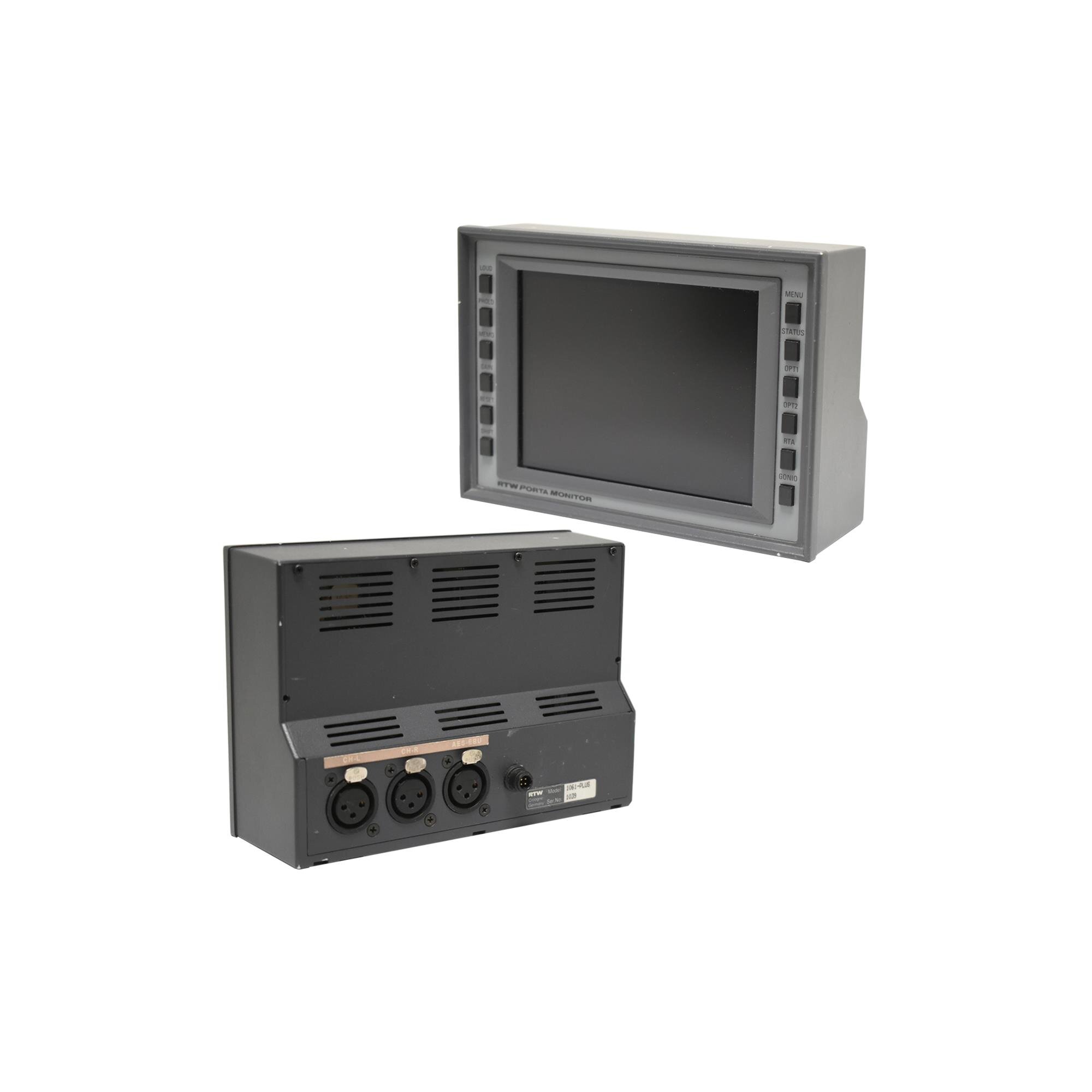 RTW 1061-PLUS 2-Ch Analog / Digital Peak- Phase- Meter Audio ...