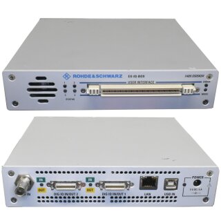Rohde & Schwarz EX-IQ-BOX + EXBOX-B85 Digital Radio Frequency Signal Interface