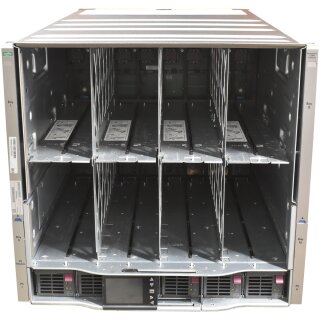 HP BladeSystem c7000 Enclosure 681844-B21 712987-B21 10xFan 6xPower Supply 2x 708046-001 1x 407295-504