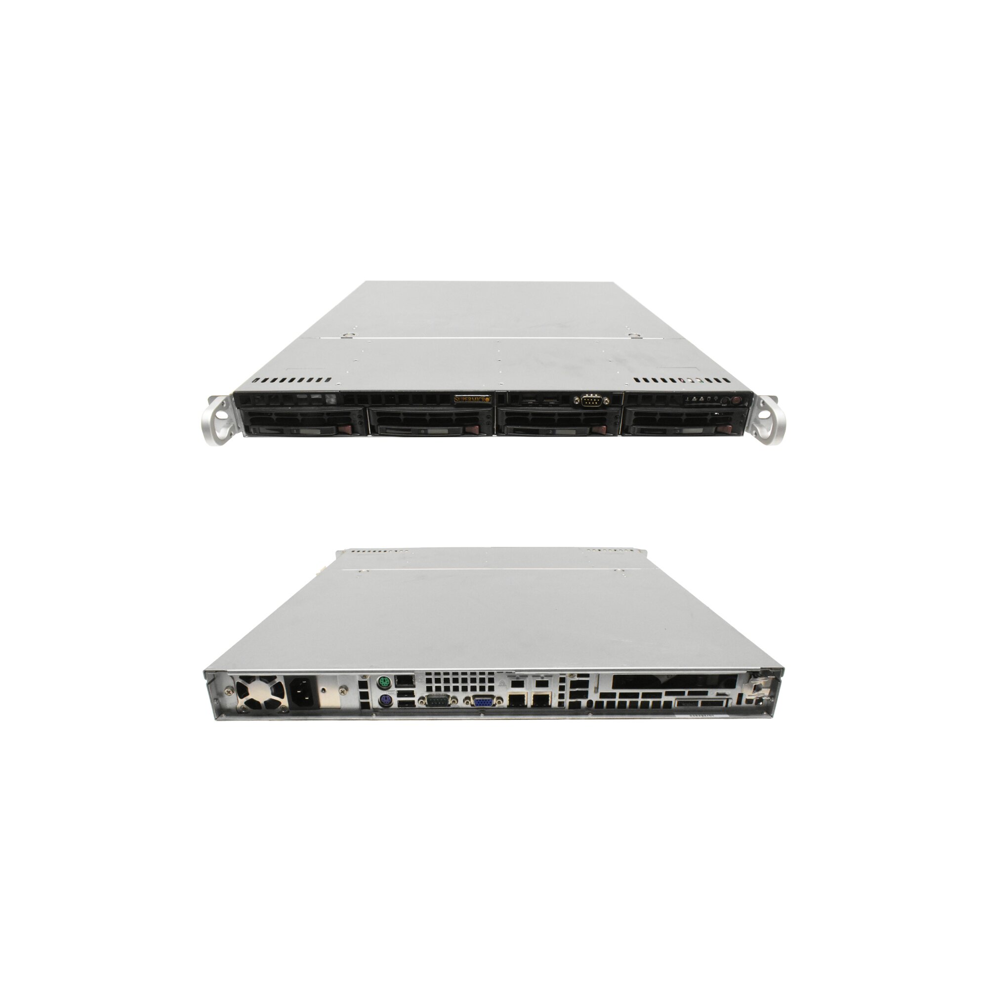 Supermicro CSE-813M 1U Rack Server Mainboard X9SCL-F Xeon E3-1220 4C ...