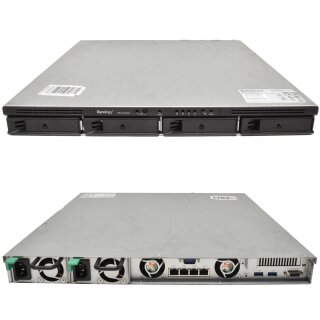 Synology RS1619xs+ NAS Rack Station Intel D-1527 QC 2,2 GHz CPU 8GB PC4 4x LFF