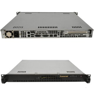 Supermicro Chassis CSE-512 1U Rack Server Housing,1x Fan,1x Power Supply