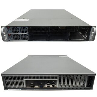 Supermicro CSE-828 2U Rack Server Mainboard X8QB6-F Rev. 2.00 4x Kühler 6x 3.5 Bay SAS828TQ