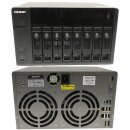 QNAP TS-869 Pro NAS Server 2.13GHz 1GB RAM 6x 500GB 3.5 HDD 8Bay 2x eSATA HDMI