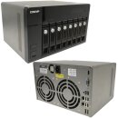 QNAP TS-869 Pro NAS Server 2.13GHz 1GB RAM 6x 500GB 3.5 HDD 8Bay 2x eSATA HDMI